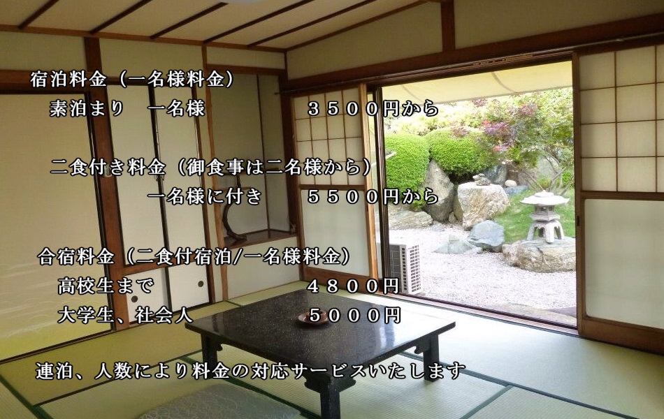 宿泊料金20000